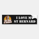 Saint Bernard Dog Lover Bumper Stickers
