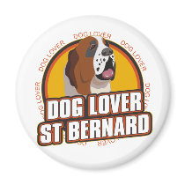 Saint Bernard Dog Lover Fridge Magnets