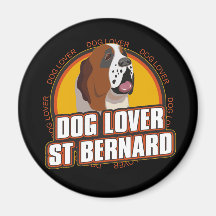 Saint Bernard Dog Lover Magnets
