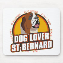 Saint Bernard Dog Lover Mousepads
