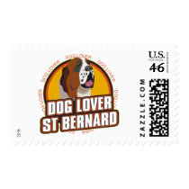 Saint Bernard Dog Lover Stamp