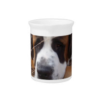 Saint Bernard Dog Pitcher