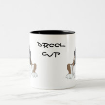 Saint Bernard drool cup Coffee Mugs