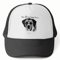 Saint Bernard Happy Face Hats
