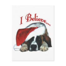 Saint Bernard I Believe postcards