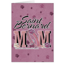Saint Bernard MOM Greeting Card