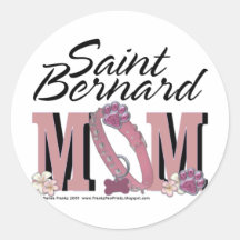 Saint Bernard MOM Sticker