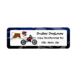 Saint Bernard Motocross Custom Return Address Labels