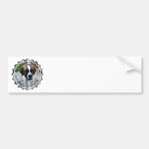 Saint Bernard Photo Bumper Stickers