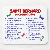 SAINT BERNARD Property Laws 2 Mouse Mats