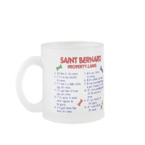 SAINT BERNARD Property Laws 2 Mugs