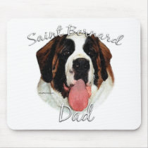 Saint Bernard (rough) Dad 2 Mouse Pads