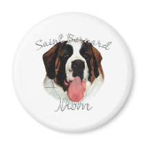 Saint Bernard (rough) Mom 2 Magnet