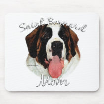 Saint Bernard (rough) Mom 2 Mouse Pads