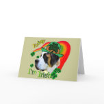 Saint Bernard St Patricks Day cards