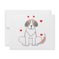 Saint Bernard Valentine Ears Announcements