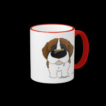 Saint Bernard Valentine Mug mugs