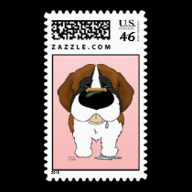 Saint Bernard Valentine Postage stamps