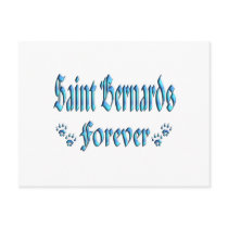 Saint Bernards Forever postcards
