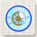 Saint Catherine of Alexandria Beverage Coaster Saint Catherine of Alexandria Beverage Coaster