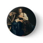 Saint Catherine of Alexandria,  Caravaggio Pinback Buttons