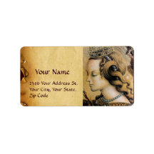 Saint Catherine of Alexandria Custom Address Label