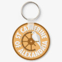Saint Catherine of Alexandria keychains
