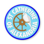 Saint Catherine of Alexandria Refrigerator Magnets
