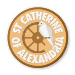 Saint Catherine of Alexandria Refrigerator Magnet