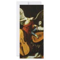 Saint Cecilia and the Angel by Carlo Saraceni Rack Cards