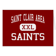 Saint Clair Area - Saints - Saint Clair Greeting Card
