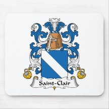 Saint-Clair Family Crest Mouse Mats