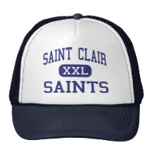 Saint Clair - Saints - High - Saint Clair Michigan Hats