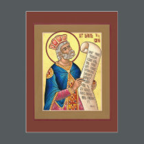 Saint David Prayer Card postcards