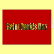 Saint Davids Day cards