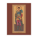 Saint Demetrios Prayer Card postcards by bugbrain Saint Demetrios Prayer Card postcards