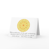 Saint Francis de Sales QUOTE about Angels Greeting Cards