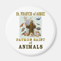 SAINT FRANCIS of ASSISI Refrigerator Magnets