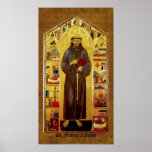 Saint Francis of Assissi Medieval Iconography Posters
