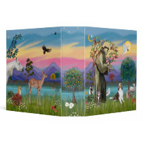 Saint Francis - Sheltie (L2) 3 Ring Binders