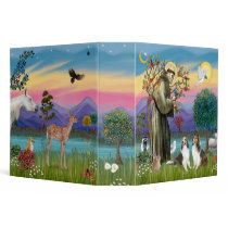 Saint Francis - Sheltie (L2) Vinyl Binders