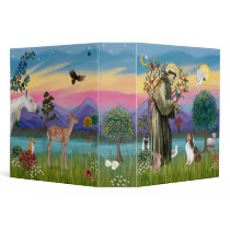 Saint Francis - Sheltie (L) - 3 3 Ring Binder