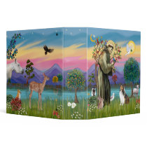Saint Francis - Shetland Sheepdog (L1) Vinyl Binders