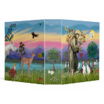 Saint Francis - Two Shelties binders