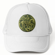 SAINT GEORGE WITH DRAGON hats by bulgan_lumini SAINT GEORGE WITH DRAGON hats