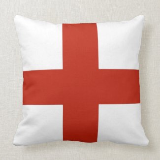 Saint George's cross cushion mojo_throwpillow