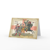 Saint George's Day card, St. George, Knight by moonlake Saint George's Day card, St. George, Knight