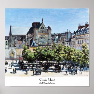 Saint Germain l'Auxerrois Claude Monet Posters