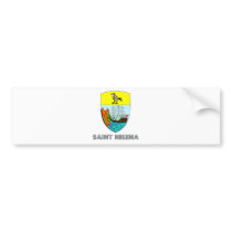 Saint Helena Coat of Arms Bumper Stickers