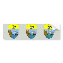 Saint Helena Coat of Arms detail Bumper Sticker